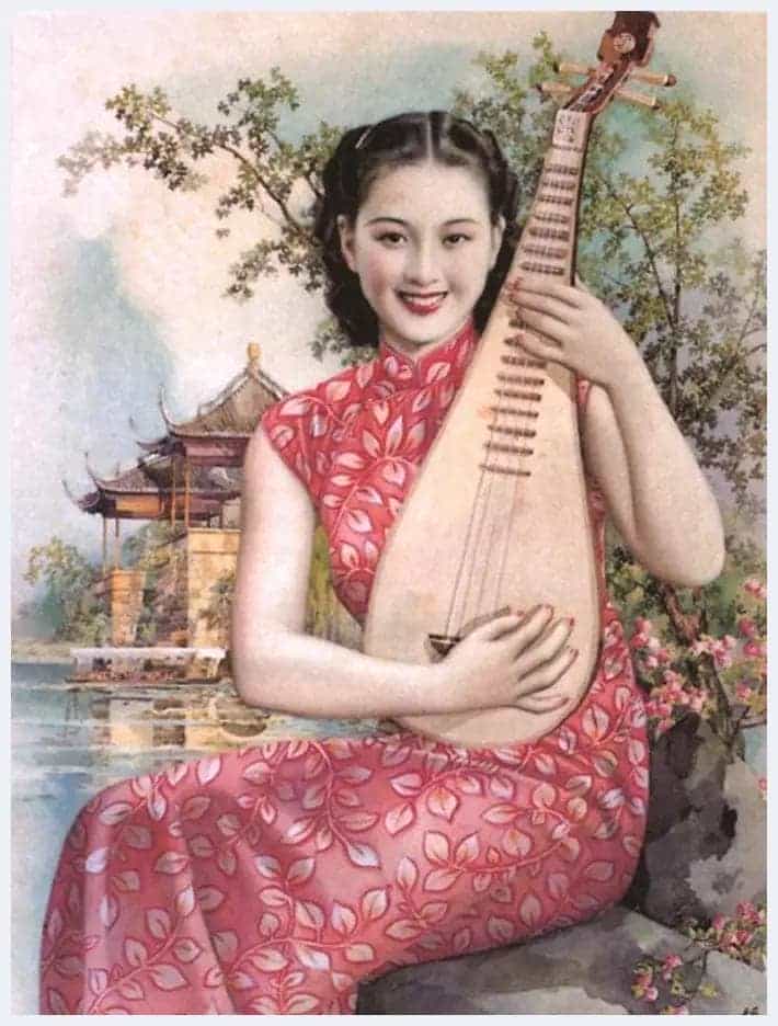老上海月份牌的画法_第5张