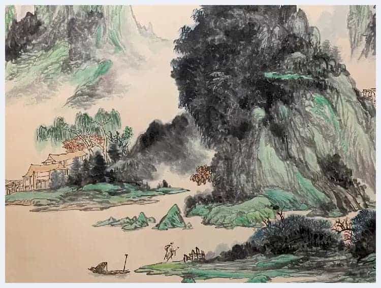 黄宾虹馆级巨献《镜湖山景图》震撼登场!_第4张