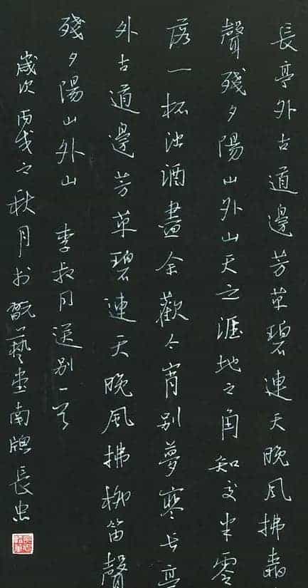 柳长忠硬笔书法作品_第2张