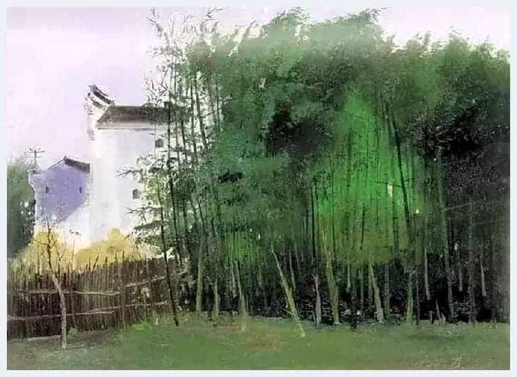 吴冠中，画不尽的江南人家 !_第18张