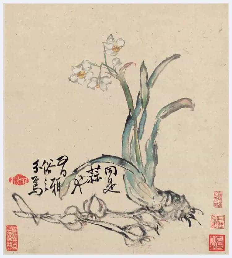 李鱓花鸟册页欣赏_第10张