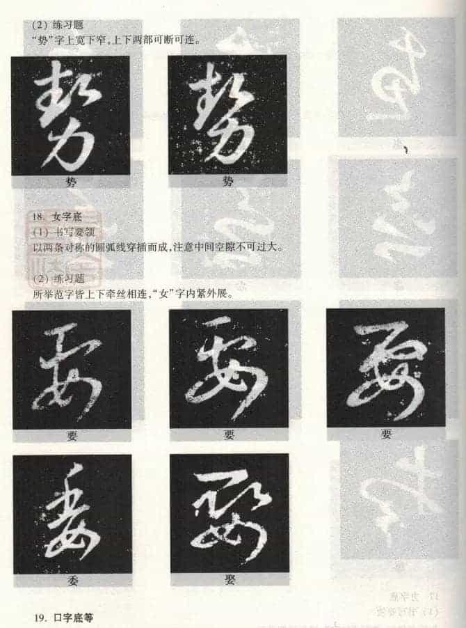 书法教程《王羲之十七帖--偏旁部首》_第41张