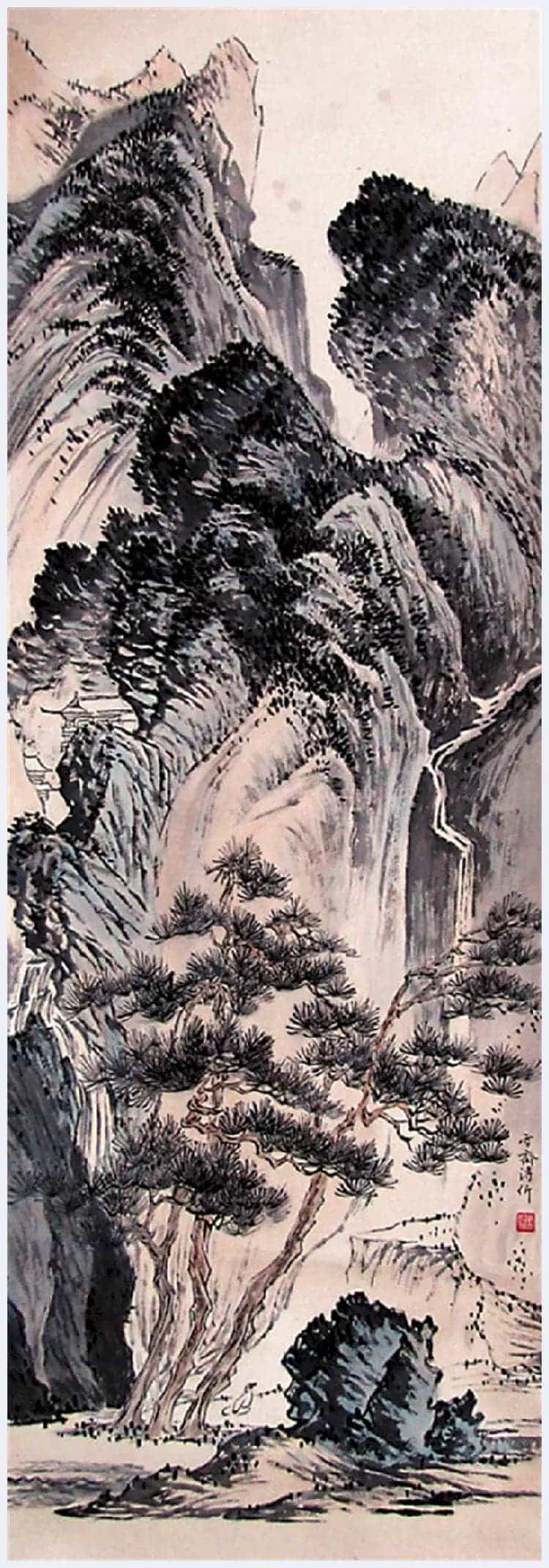溥伒山水画作品欣赏_第12张