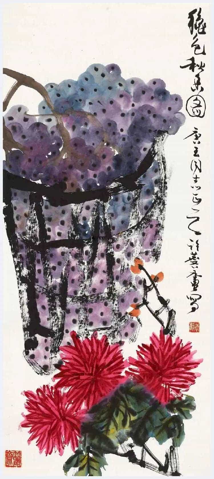 许麟庐写意花鸟作品欣赏_第14张