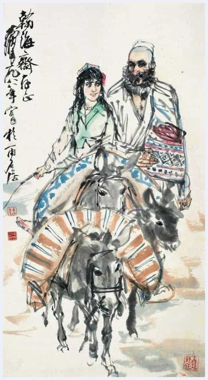 黄胄高清作品欣赏，喜欢书画者不可错过！_第21张